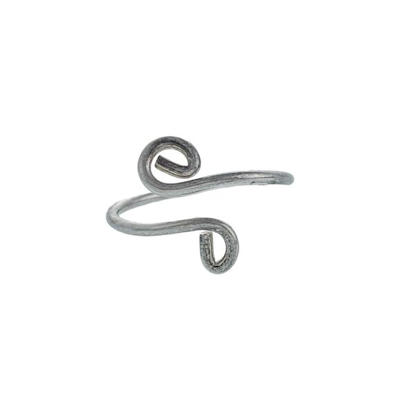 Vintage Sterling Silver 925 Twisted Wire Ring Size 3.5 - Picture 1 of 8